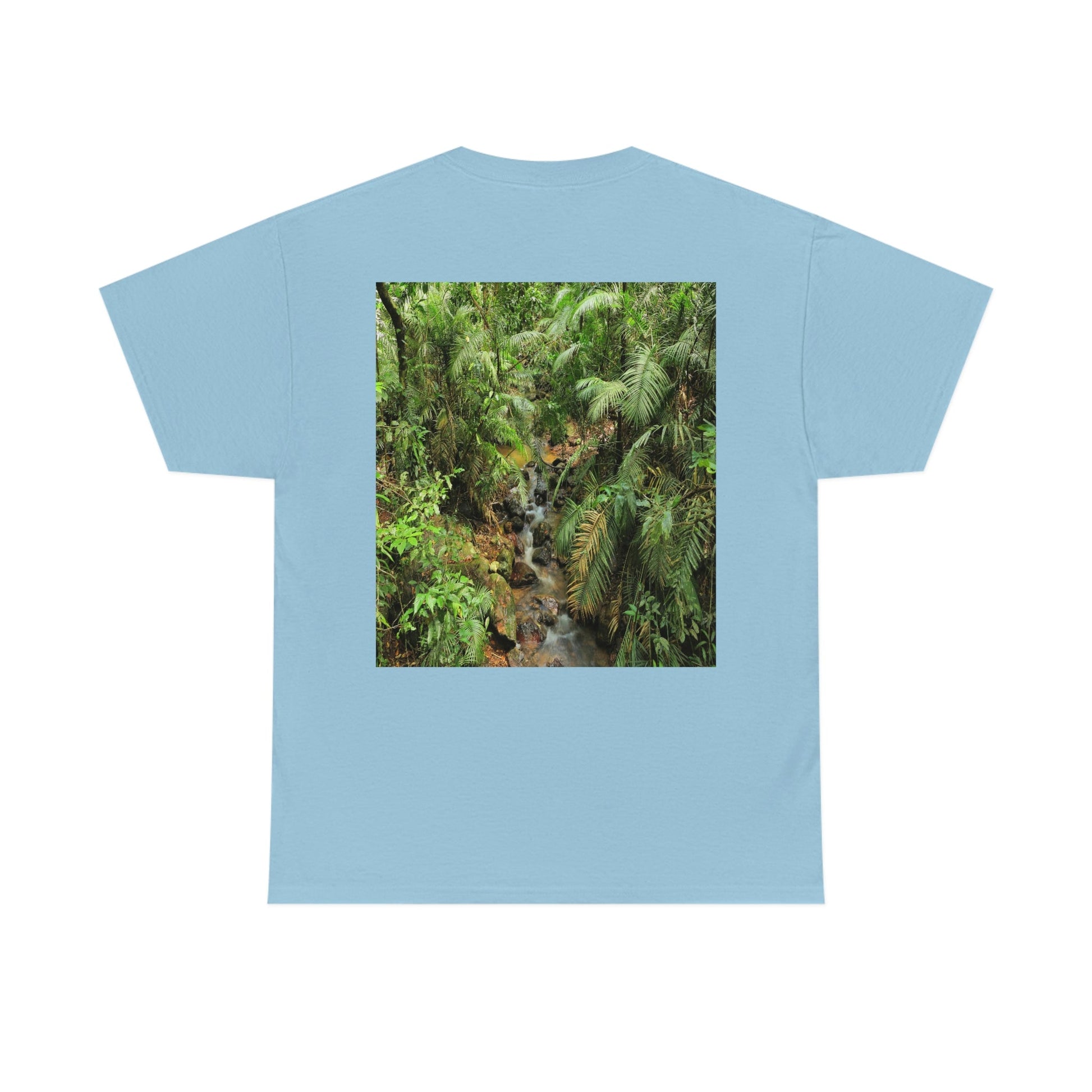 AU-PRINT UNISEX GILDAN 5000 - Heavy Cotton Tee - DAINTREE RAINFOREST National Park - Australia - Printed in AU by The Print Bar - Green Forest Home