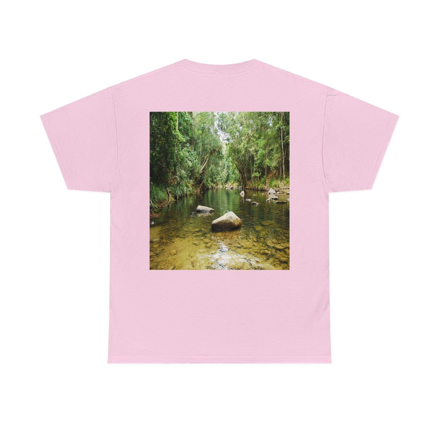 AU-PRINT UNISEX GILDAN 5000 - Heavy Cotton Tee - DAINTREE RAINFOREST National-Park - Australia - Printed in AU by The Print Bar - Green Forest Home