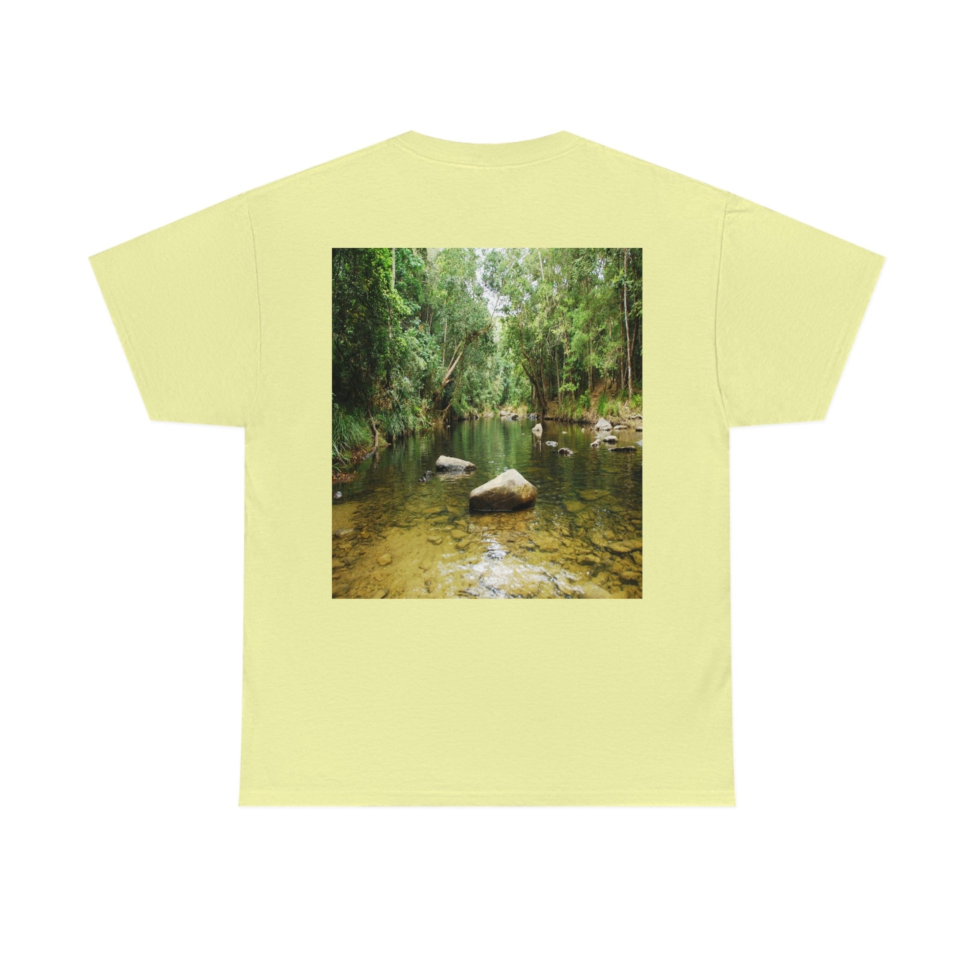 AU-PRINT UNISEX GILDAN 5000 - Heavy Cotton Tee - DAINTREE RAINFOREST National-Park - Australia - Printed in AU by The Print Bar - Green Forest Home