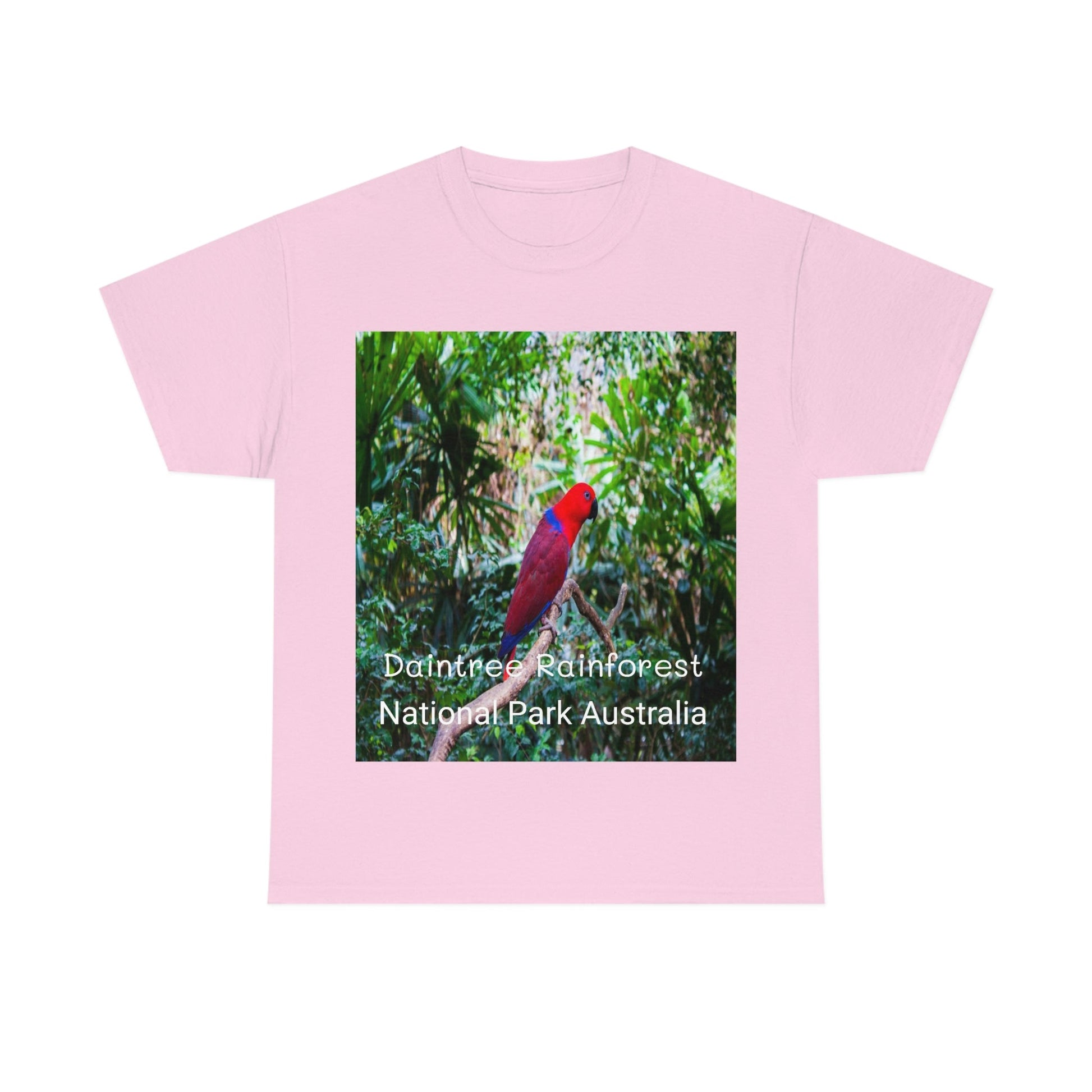 AU-PRINT UNISEX GILDAN 5000 - Heavy Cotton Tee - DAINTREE RAINFOREST National Park - Australia - Printed in AU by The Print Bar - Green Forest Home