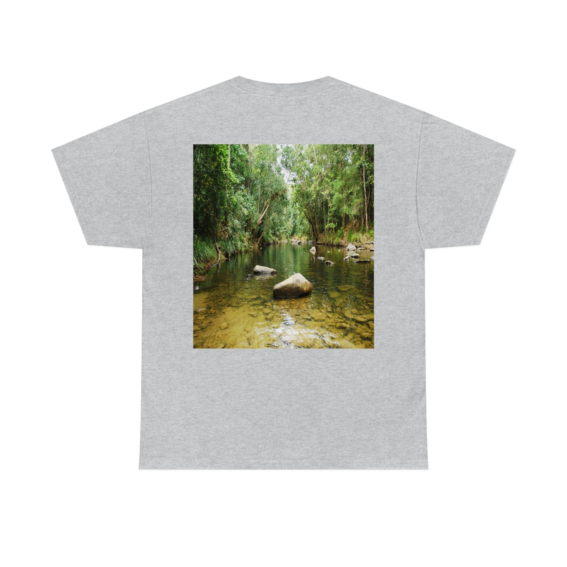 AU-PRINT UNISEX GILDAN 5000 - Heavy Cotton Tee - DAINTREE RAINFOREST National Park - Australia - Printed in AU by The Print Bar - Green Forest Home