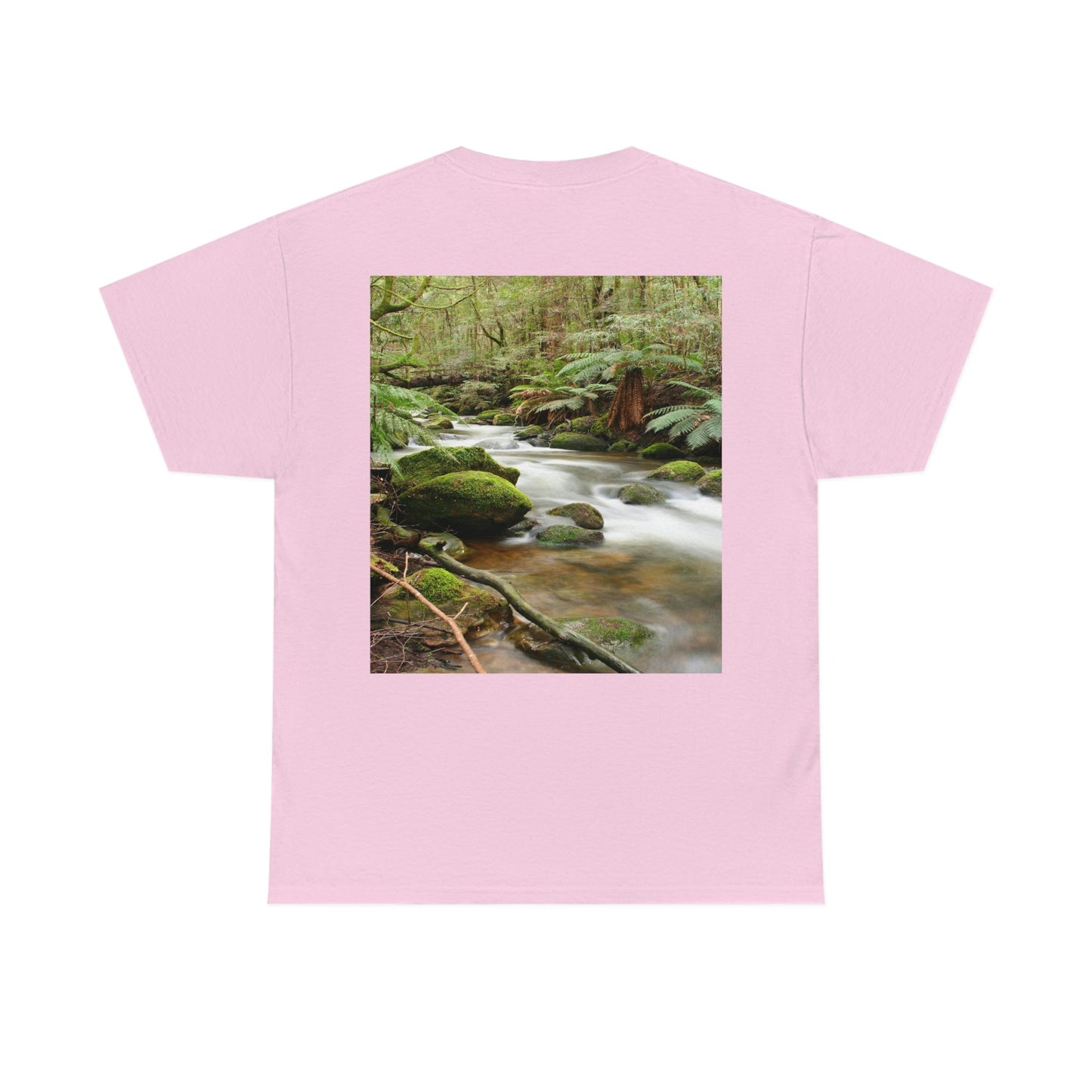 AU-PRINT UNISEX GILDAN 5000 - Heavy Cotton Tee - DAINTREE RAINFOREST National Park - Australia - Printed in AU by The Print Bar - Green Forest Home