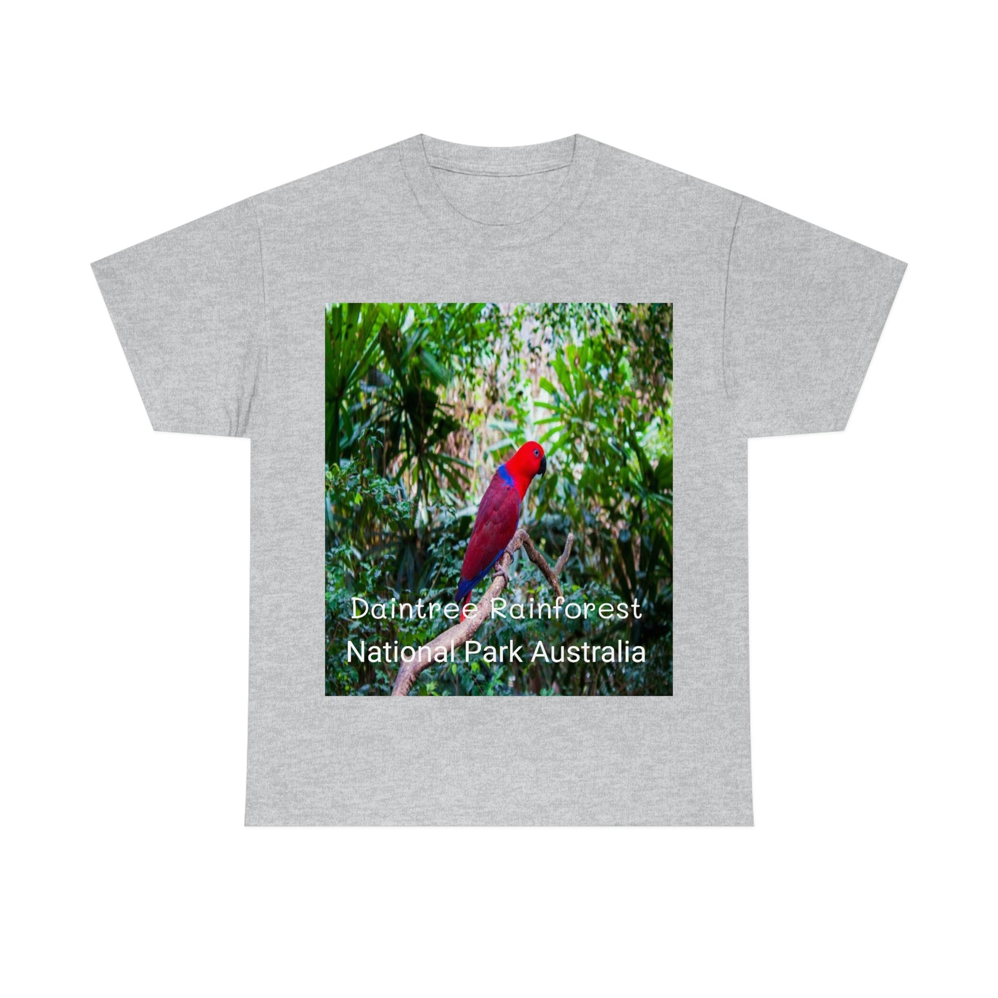 AU-PRINT UNISEX GILDAN 5000 - Heavy Cotton Tee - DAINTREE RAINFOREST National Park - Australia - Printed in AU by The Print Bar - Green Forest Home