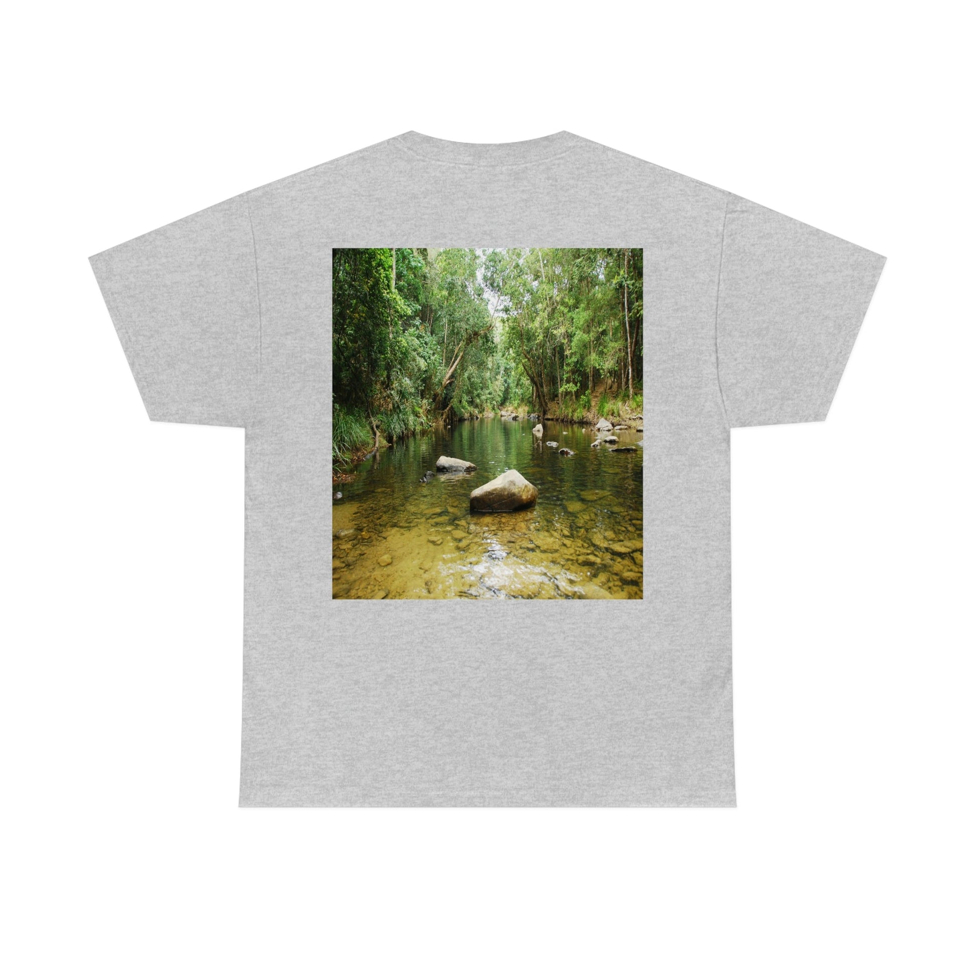 AU-PRINT UNISEX GILDAN 5000 - Heavy Cotton Tee - DAINTREE RAINFOREST National-Park - Australia - Printed in AU by The Print Bar - Green Forest Home