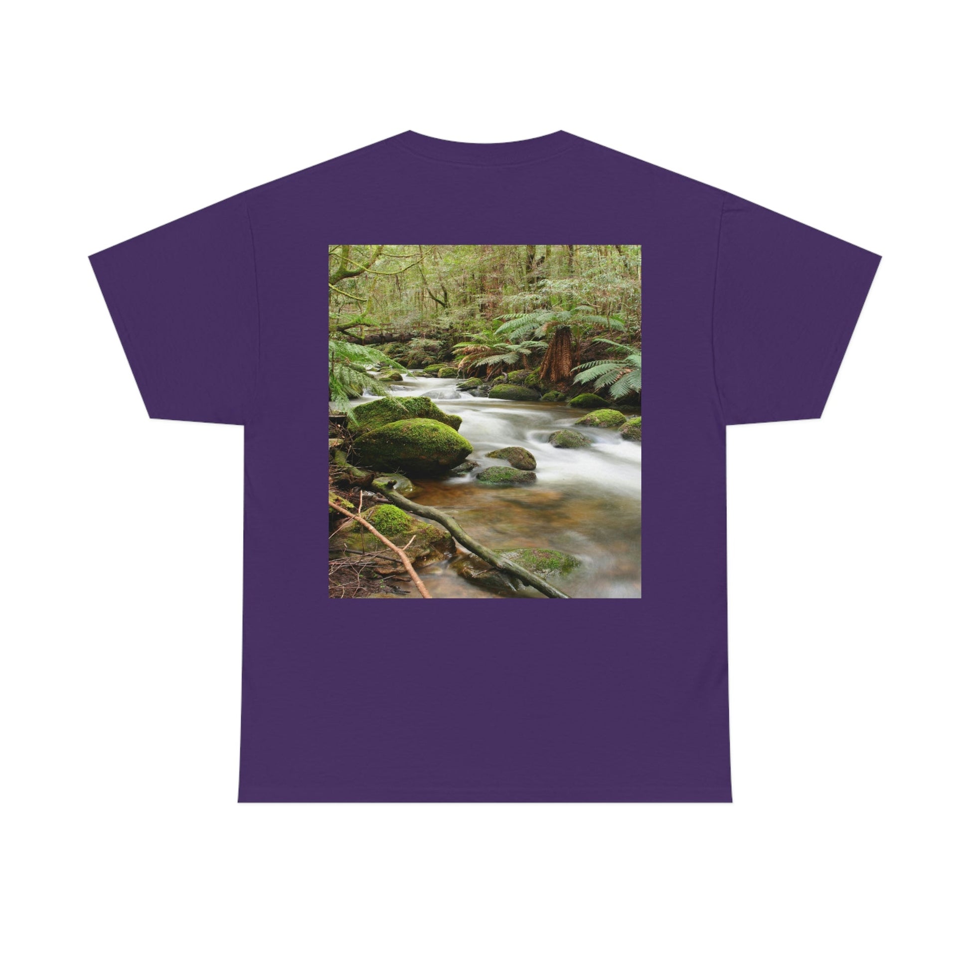 AU-PRINT UNISEX GILDAN 5000 - Heavy Cotton Tee - DAINTREE RAINFOREST National Park - Australia - Printed in AU by The Print Bar - Green Forest Home