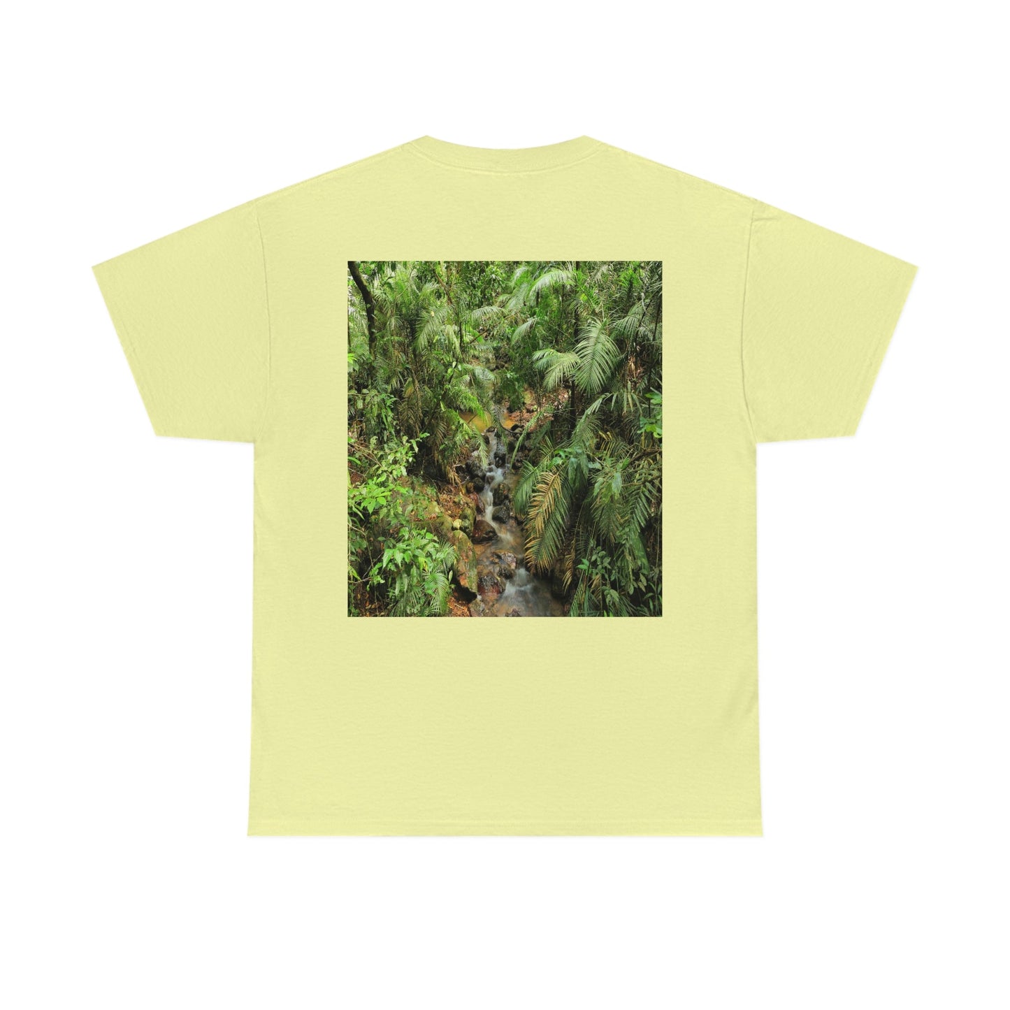 AU-PRINT UNISEX GILDAN 5000 - Heavy Cotton Tee - DAINTREE RAINFOREST National Park - Australia - Printed in AU by The Print Bar - Green Forest Home