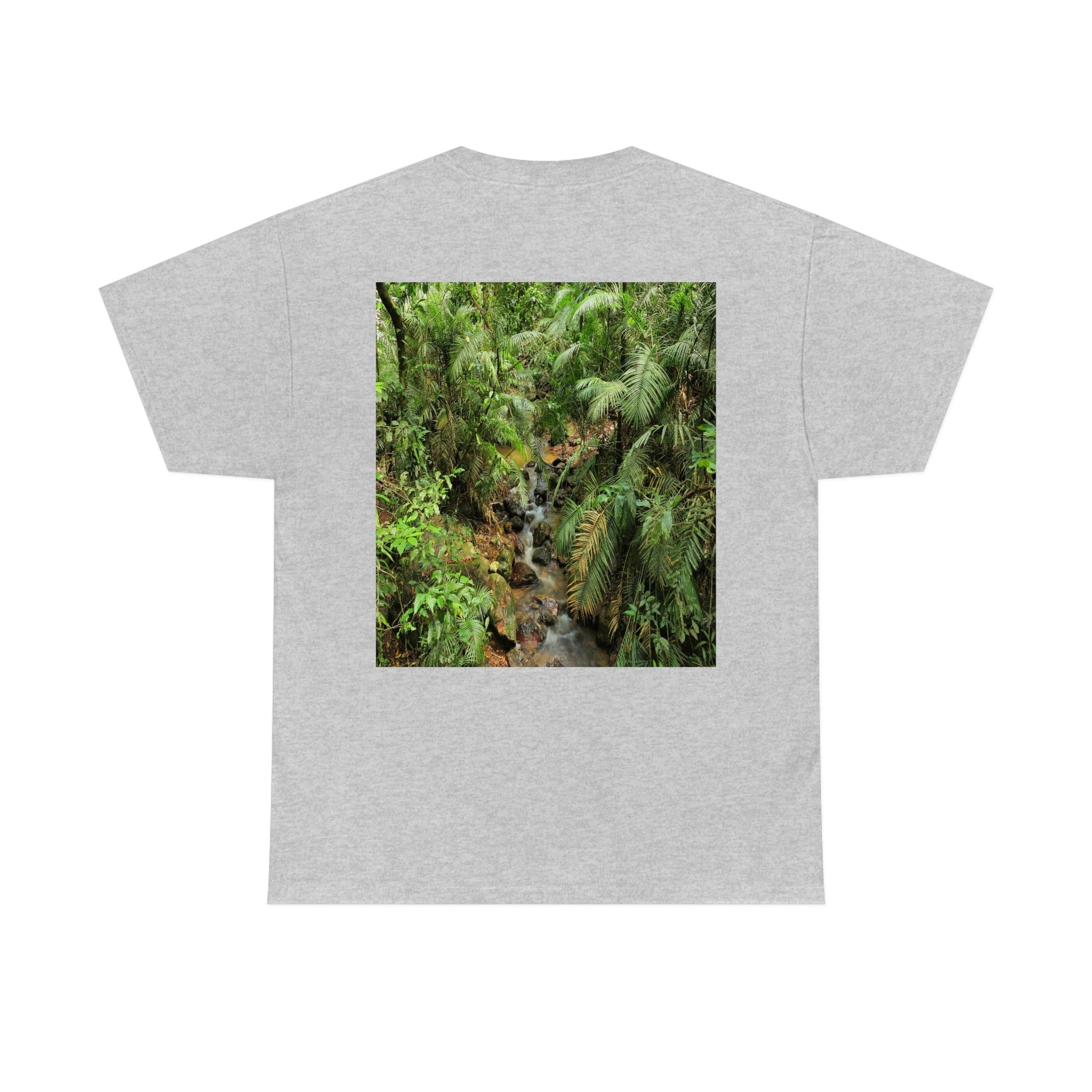 AU-PRINT UNISEX GILDAN 5000 - Heavy Cotton Tee - DAINTREE RAINFOREST National Park - Australia - Printed in AU by The Print Bar - Green Forest Home