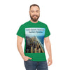 AU-PRINT UNISEX GILDAN 5000 - Heavy Cotton Tee - Gold Coast, Surfer in back - Australia - Printed in AU by The Print Bar - Green Forest Home