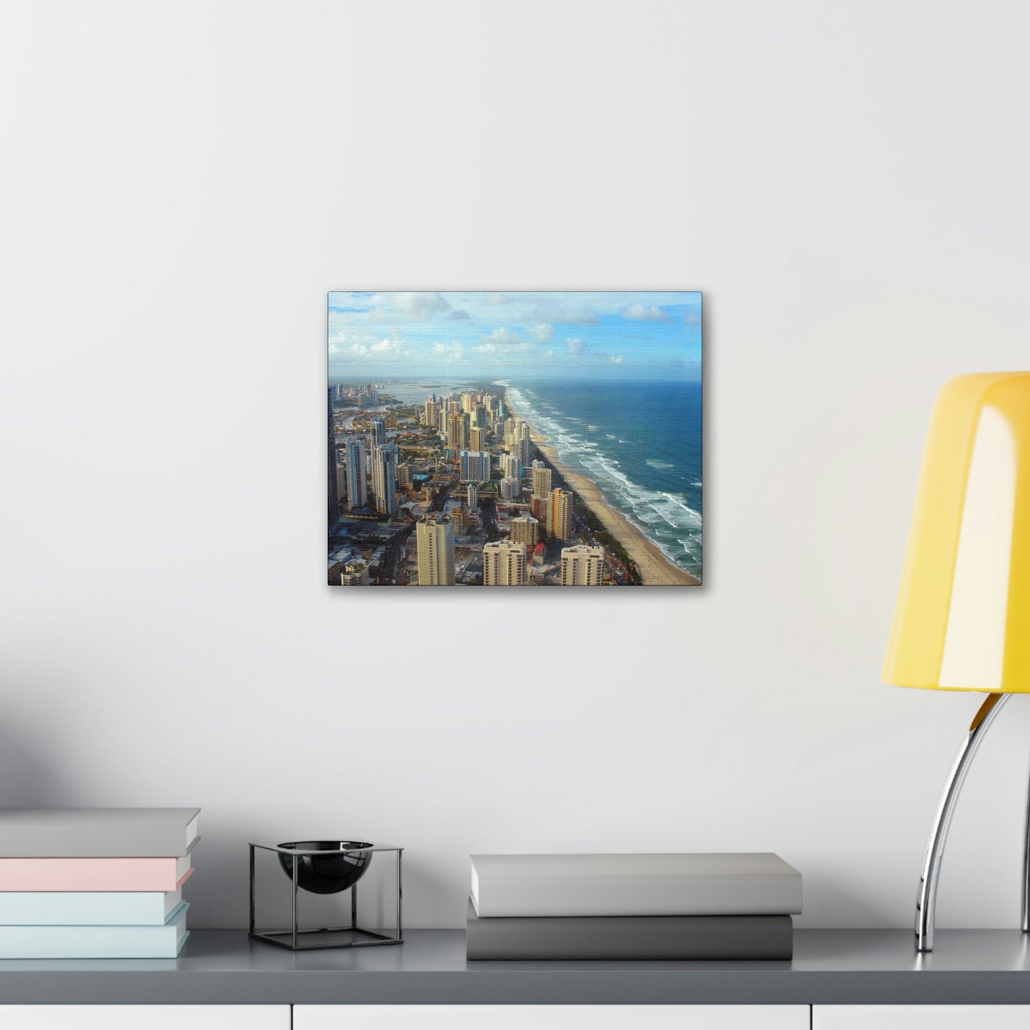 AUSTRALIA - SMALL Canvas Gallery Wraps - Made in USA - Beach at Surfers Paradise in Gold Coast, Australia - Green Forest Home