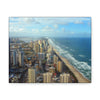 AUSTRALIA - SMALL Canvas Gallery Wraps - Made in USA - Beach at Surfers Paradise in Gold Coast, Australia - Green Forest Home