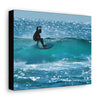 AUSTRALIA - SMALL Canvas Gallery Wraps - Made in USA - Surfer in Surfers Paradise Gold Coast Australia - Green Forest Home