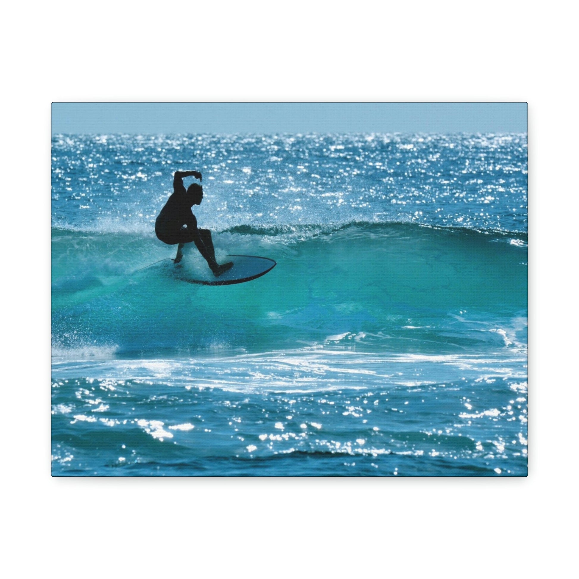 AUSTRALIA - SMALL Canvas Gallery Wraps - Made in USA - Surfer in Surfers Paradise Gold Coast Australia - Green Forest Home