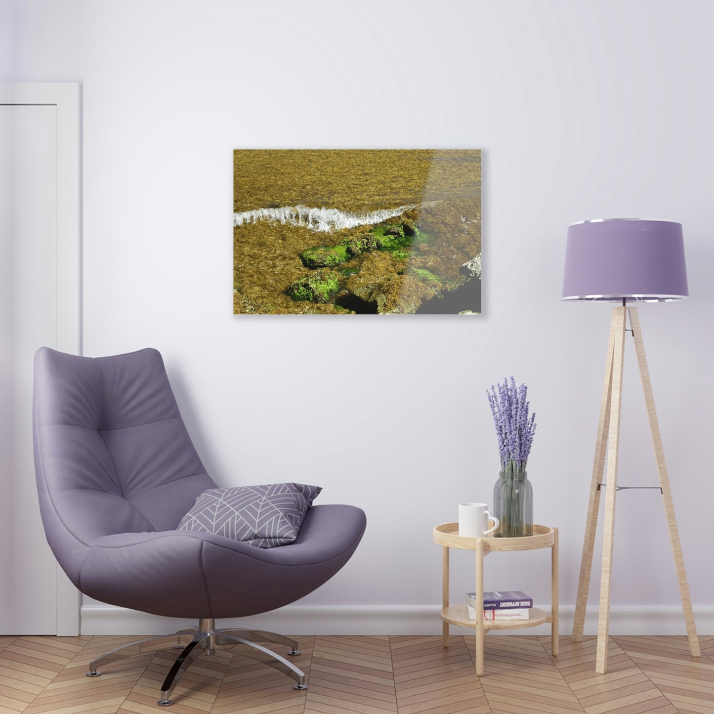 AWESOME Acrylic Prints - Stunning Pristine & Remote Mona island Puerto Rico - hidden paradise - Playa Pajaros algae filled wave breaks - Green Forest Home