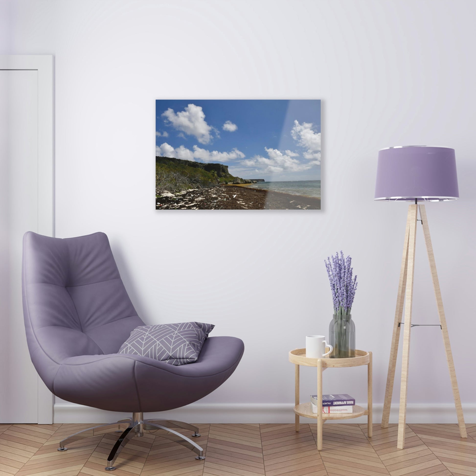 AWESOME Acrylic Prints - Stunning Pristine & Remote Mona island Puerto Rico - hidden paradise - Playa Pajaros view of Plateau - Green Forest Home