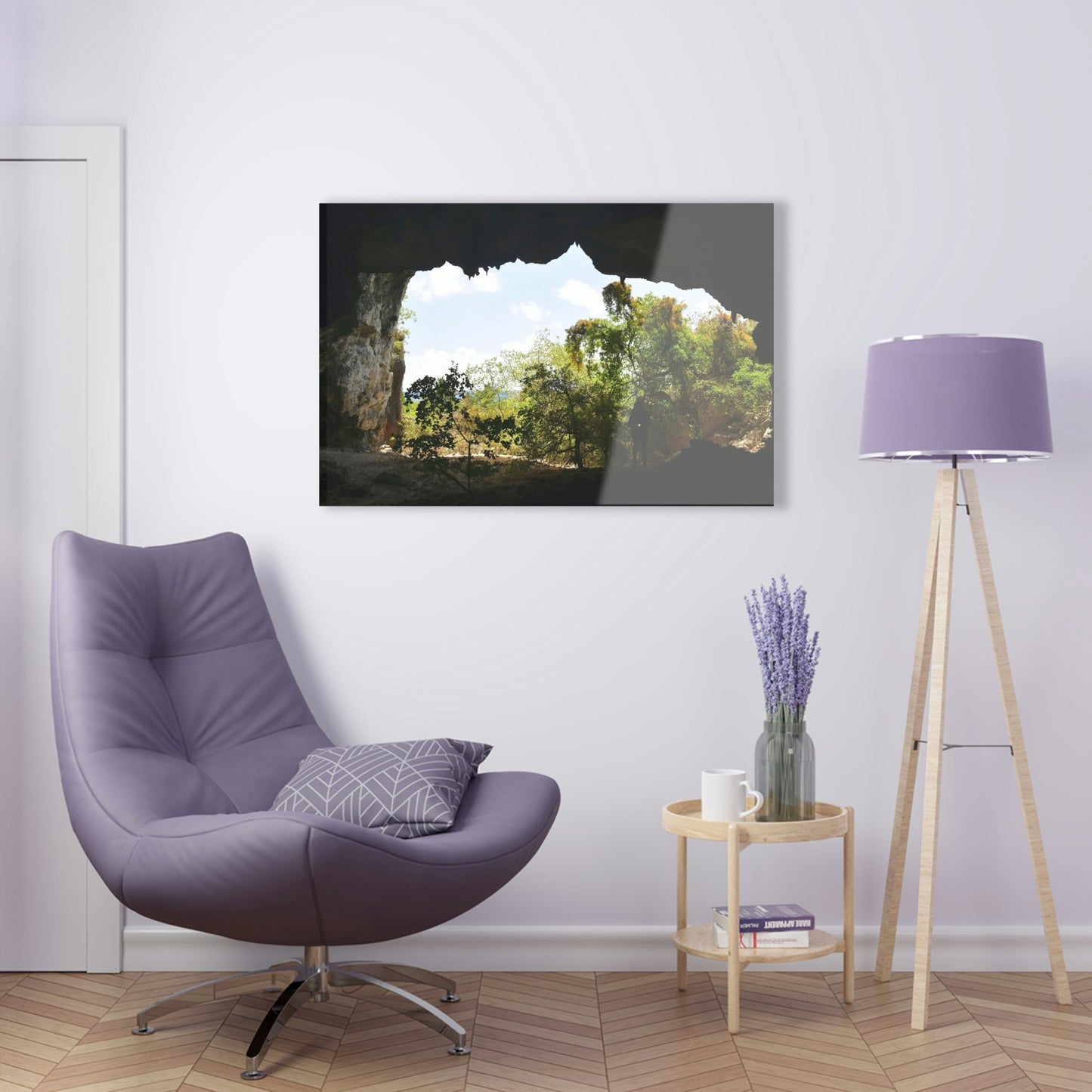 AWESOME Acrylic Prints - Stunning Pristine & Remote Mona island Puerto Rico - hidden paradise - View from Inside a Cave - Green Forest Home