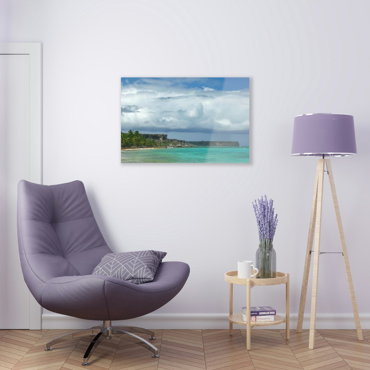 AWESOME Acrylic Prints - Stunning Pristine & Remote Mona island Puerto Rico - Pajaros view of Monas Plateau and awesome blue oceans view - Green Forest Home