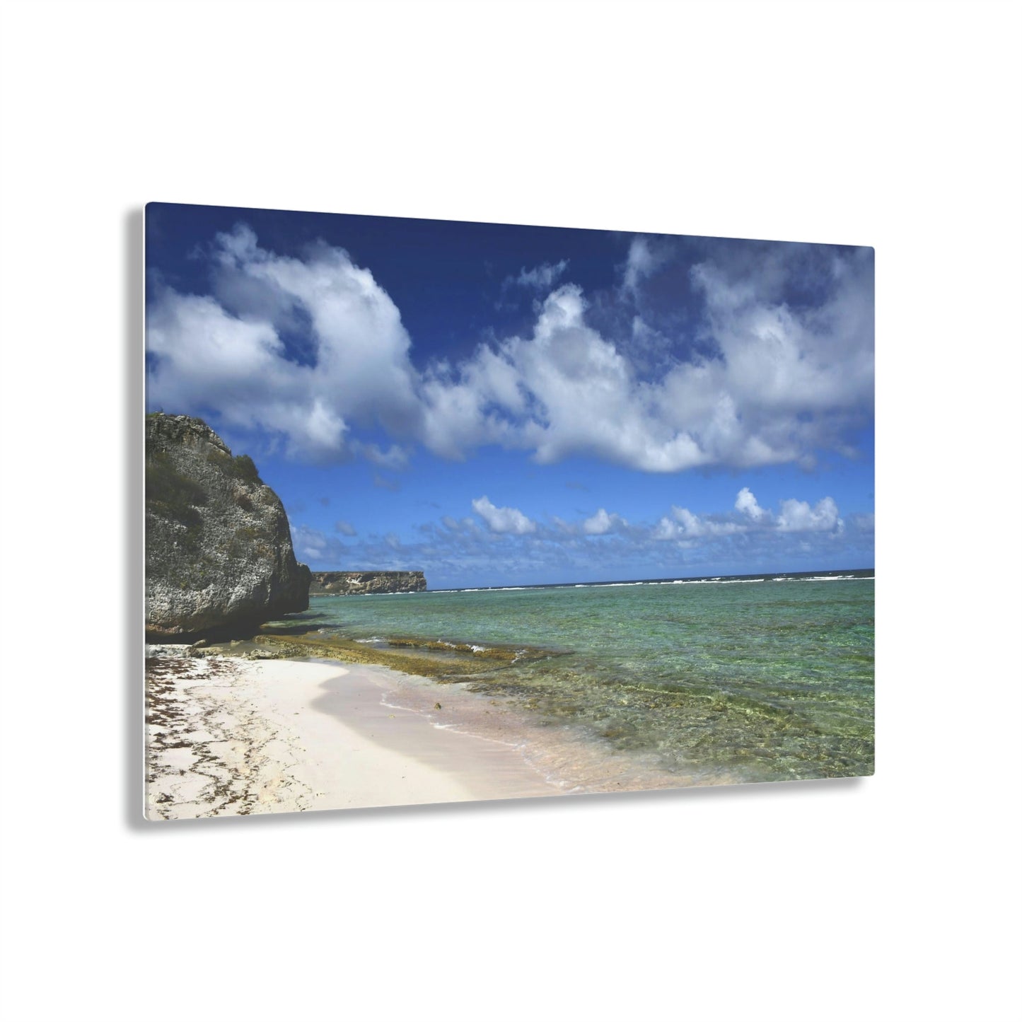 AWESOME Acrylic Prints - Stunning Pristine & Remote Mona island Puerto Rico - Playa Pajaros boulders and Distant Plateau - Is this real? - Green Forest Home