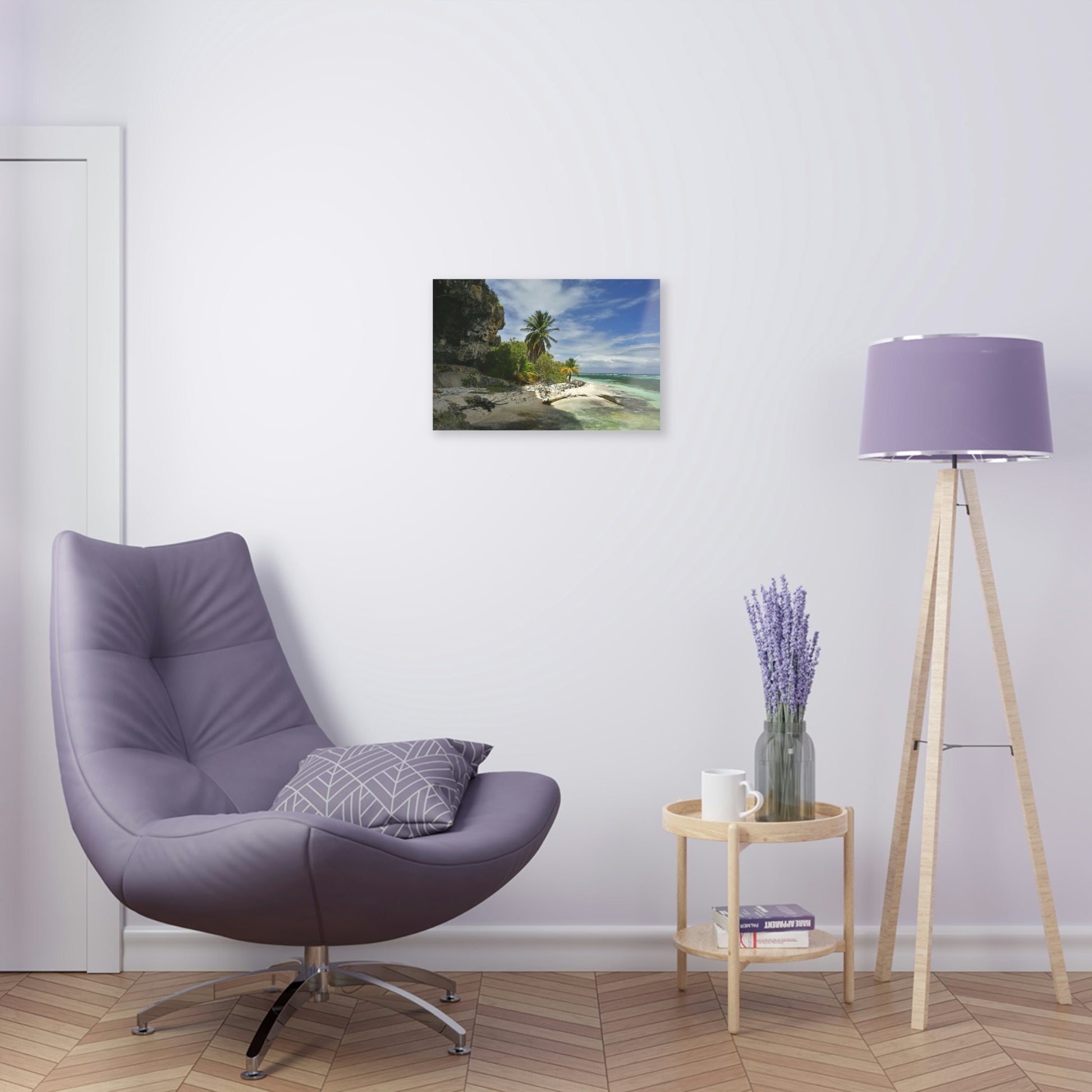 AWESOME Acrylic Prints - Stunning Pristine & Remote Mona island Puerto Rico - View of Pajaros Beach edge next to caves - Is this Paradise? - Green Forest Home