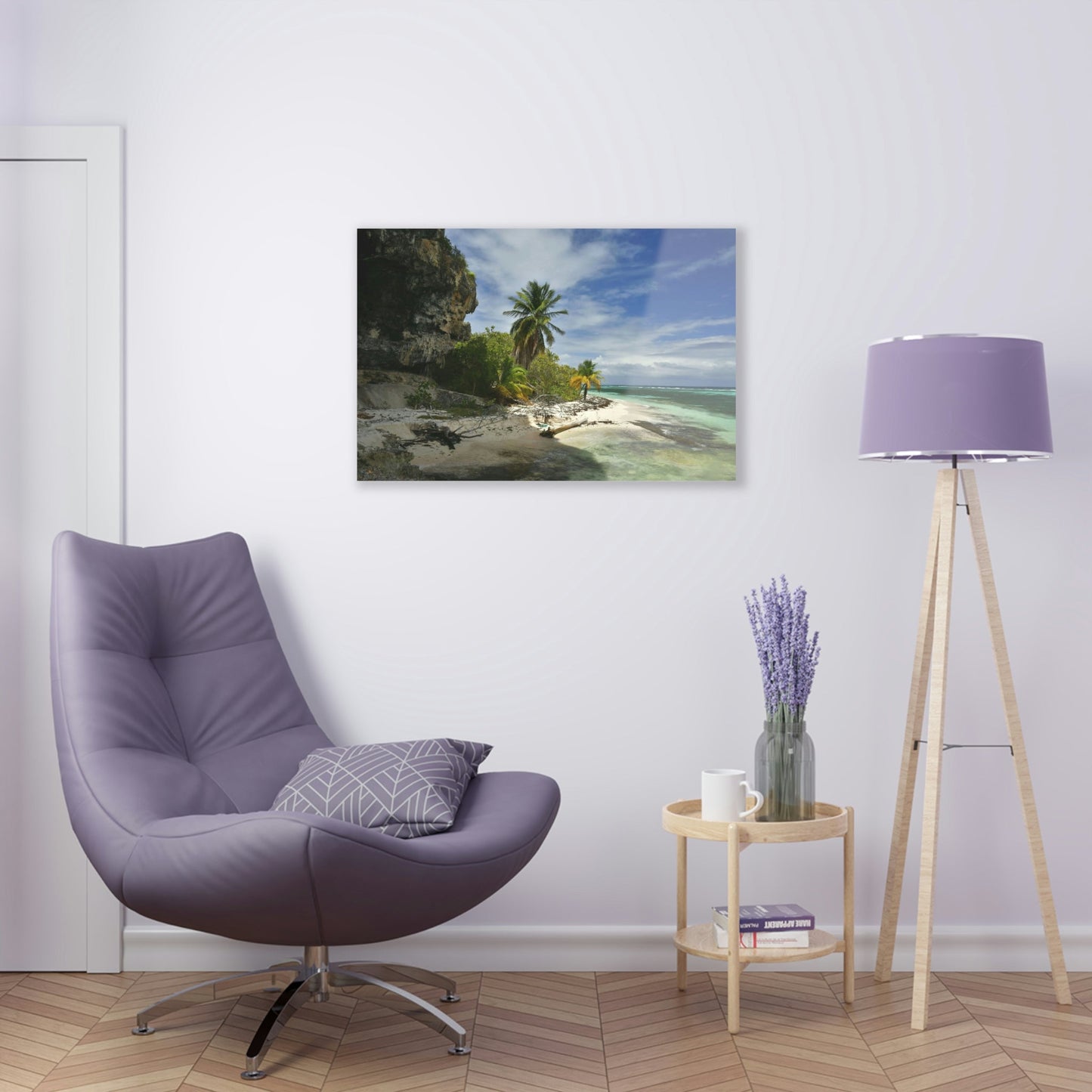 AWESOME Acrylic Prints - Stunning Pristine & Remote Mona island Puerto Rico - View of Pajaros Beach edge next to caves - Is this Paradise? - Green Forest Home