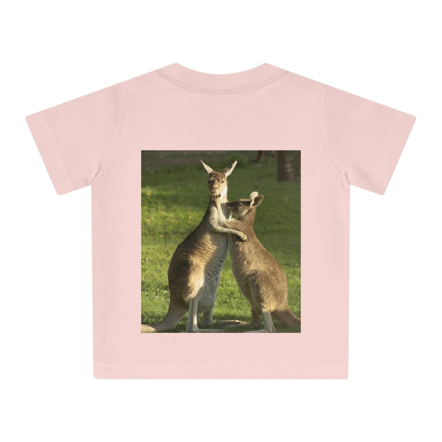 Baby Organic T-Shirt - Kangooros in AUSTRALIA - Printed in EU - EUROPE - Green Forest Home