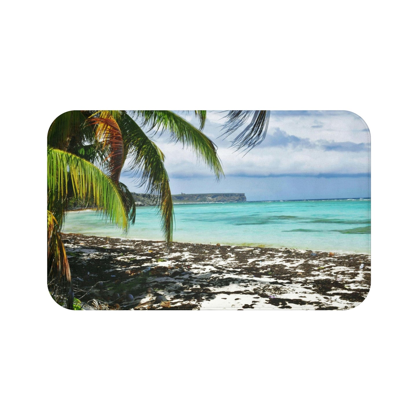 Bath Mat - Awesome pajaros beach - Mona island PR - Green Forest Home