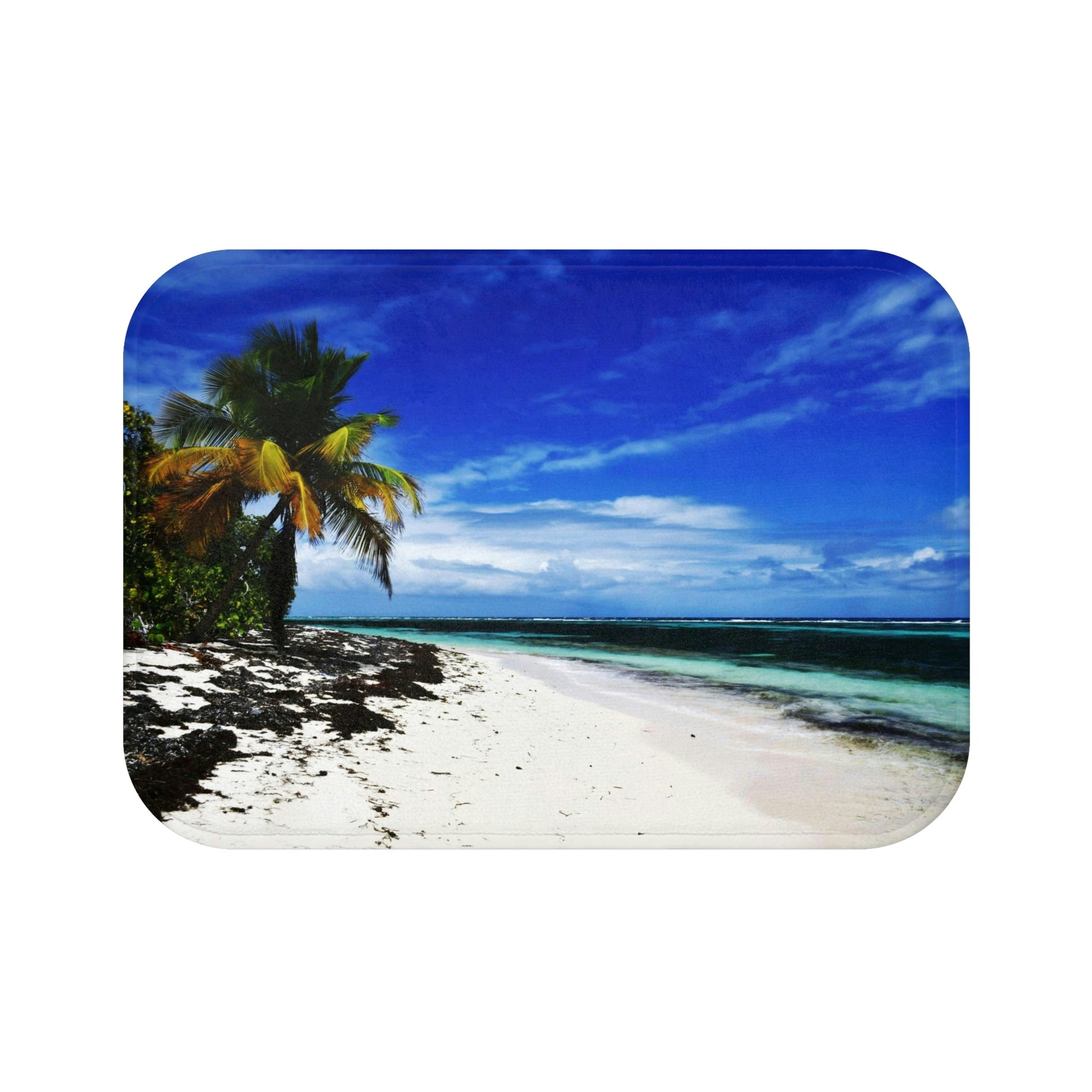 Bath Mat - Awesome pajaros beach - Mona island PR - Green Forest Home