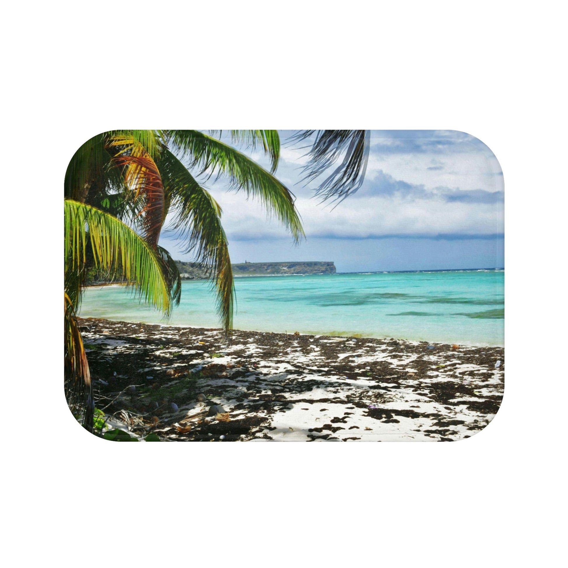 Bath Mat - Awesome pajaros beach - Mona island PR - Green Forest Home