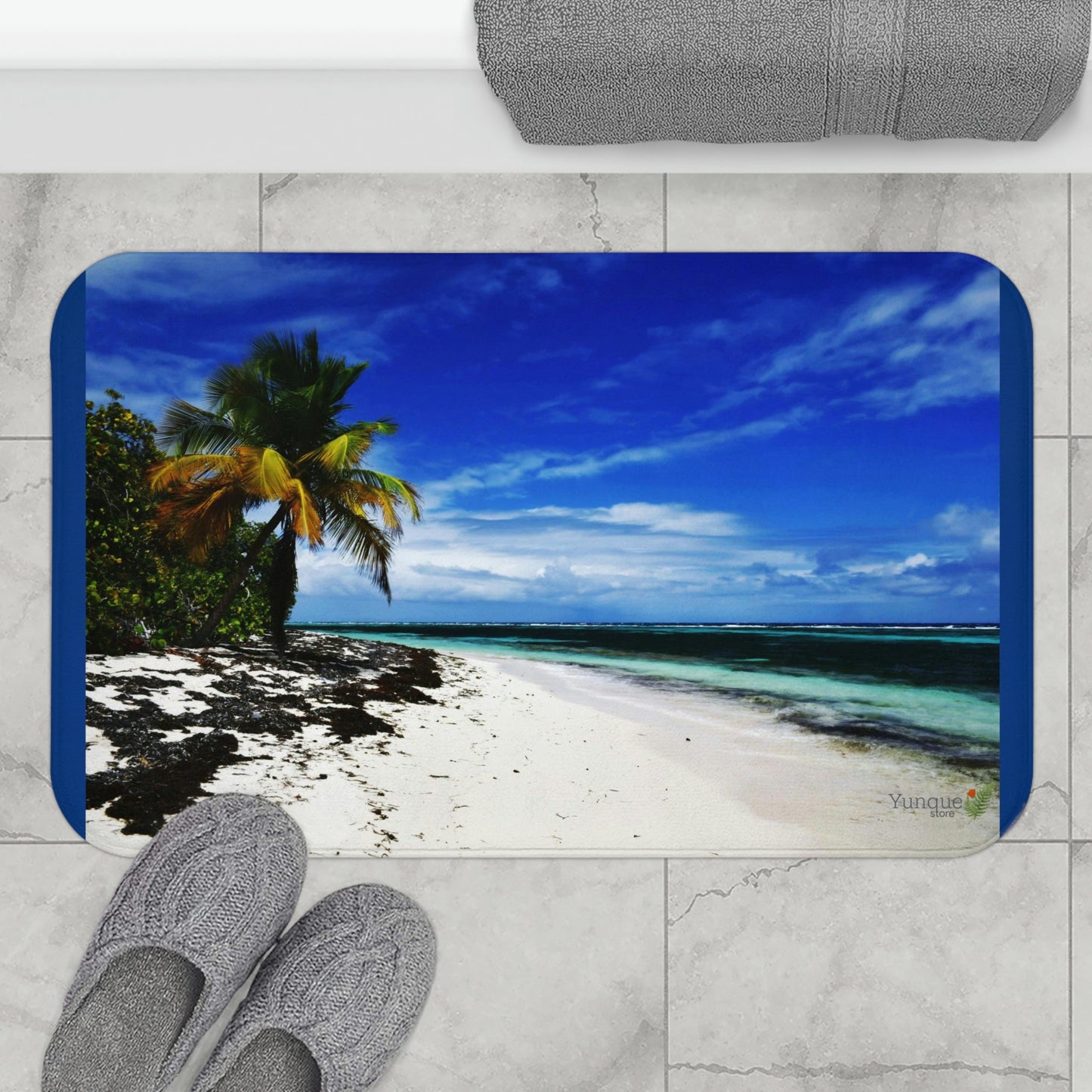 Bath Mat - Mona Island - a paradise at home - Green Forest Home