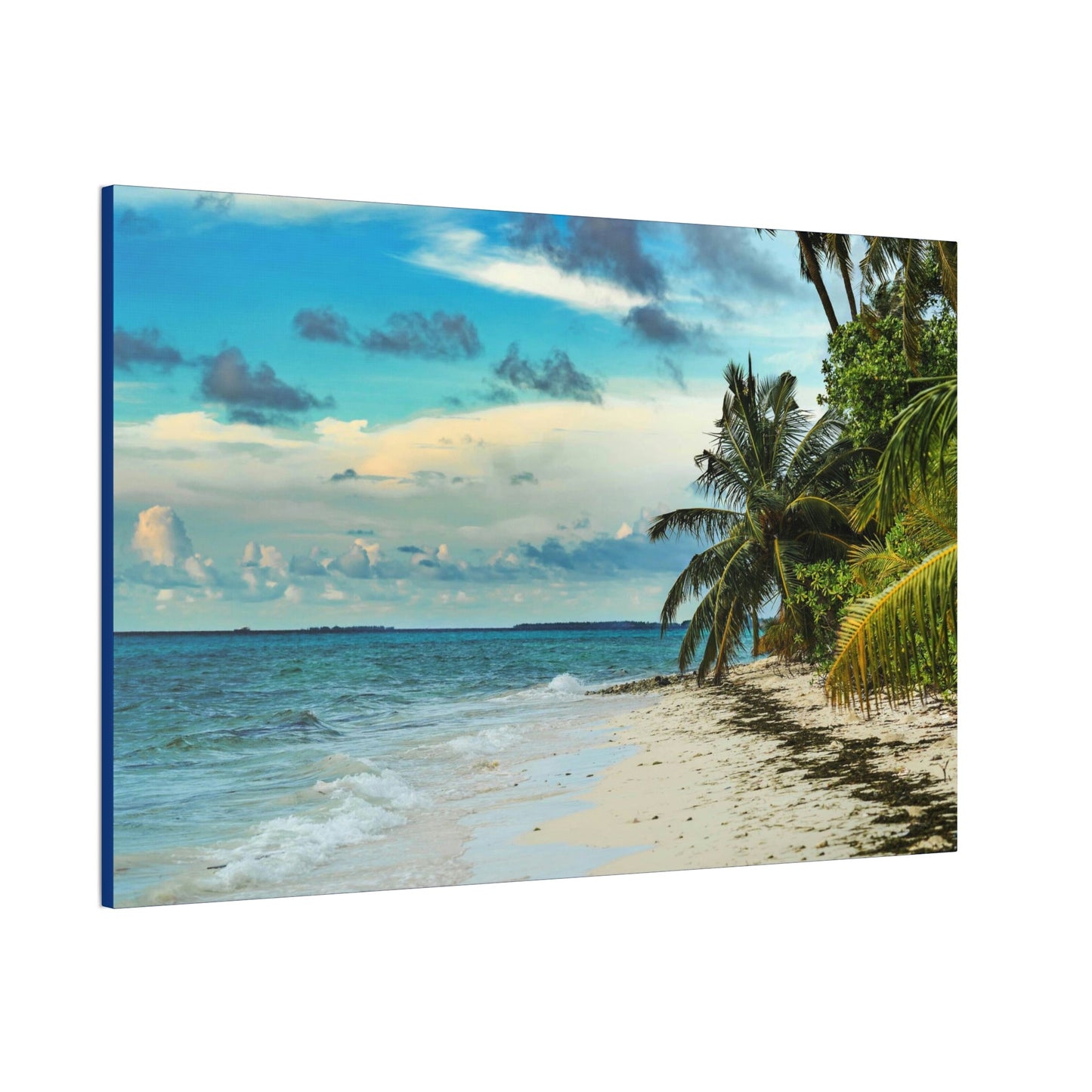 Best Beaches & Islands - Canvas Stretched, 0.75" in 6 sizes - Famous Punta Cana beach & Hotels in the Caribbean, Dominican Republic - US Print - Green Forest Home