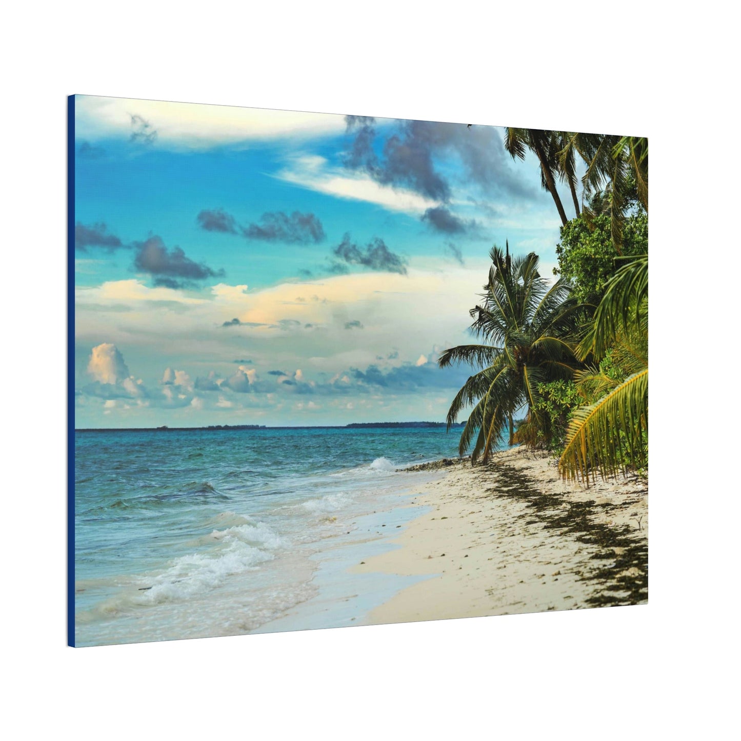 Best Beaches & Islands - Canvas Stretched, 0.75" in 6 sizes - Famous Punta Cana beach & Hotels in the Caribbean, Dominican Republic - US Print - Green Forest Home