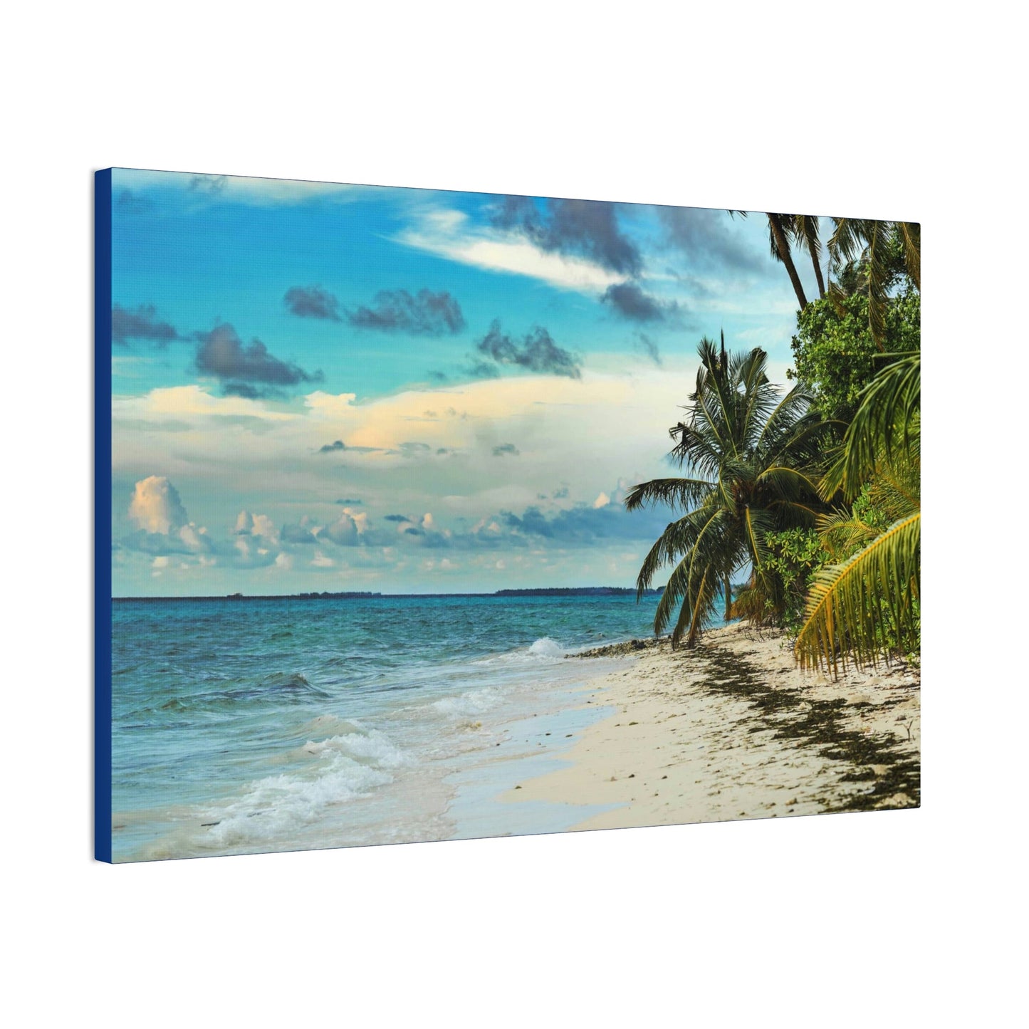 Best Beaches & Islands - Canvas Stretched, 0.75" in 6 sizes - Famous Punta Cana beach & Hotels in the Caribbean, Dominican Republic - US Print - Green Forest Home