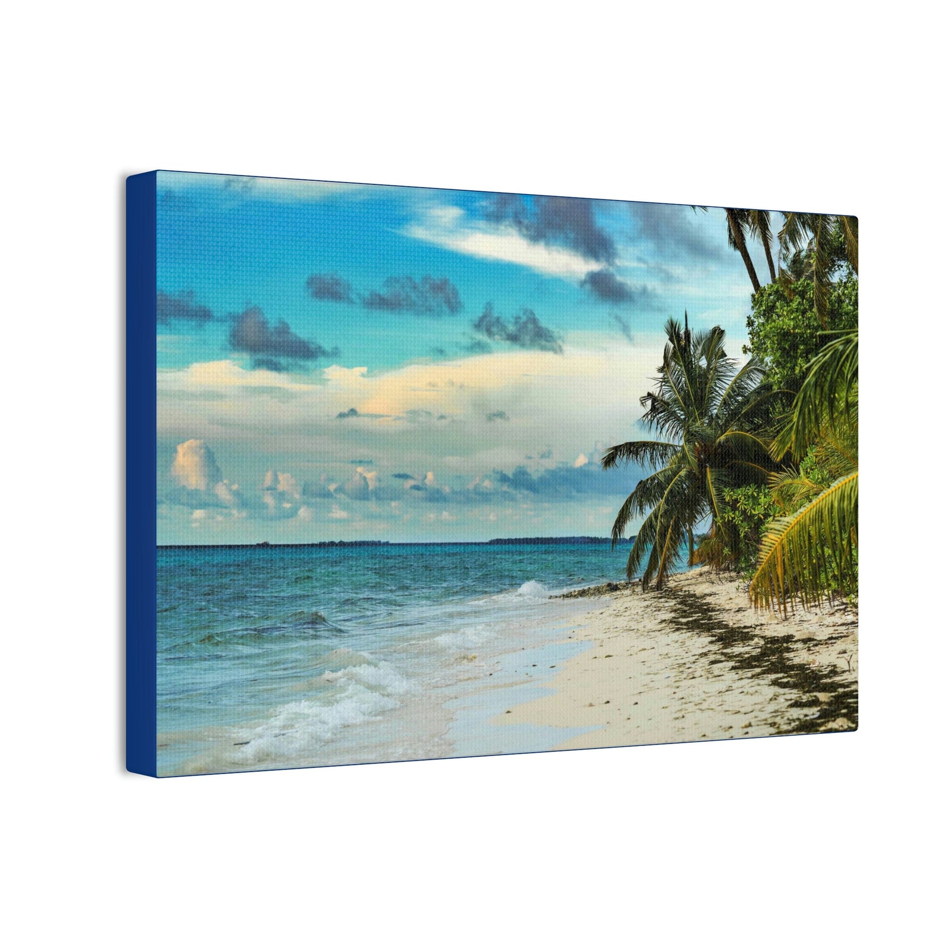 Best Beaches & Islands - Canvas Stretched, 0.75" in 6 sizes - Famous Punta Cana beach & Hotels in the Caribbean, Dominican Republic - US Print - Green Forest Home