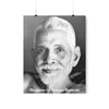 Premium Matte vertical posters - US MADE - Bhagavan Sri Ramana Maharshi - Indian Sage - "Silence is truth. Silence is bliss. Silence is peace."