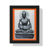 Buddhism - Framed Vertical Poster - Buddha in his Ascetic Practices - Fasting & Concentration - India - Print in USA - Green Forest Home