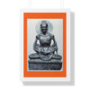 Buddhism - Framed Vertical Poster - Buddha in his Ascetic Practices - Fasting & Concentration - India - Print in USA - Green Forest Home