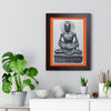 Buddhism - Framed Vertical Poster - Buddha in his Ascetic Practices - Fasting & Concentration - India - Print in USA - Green Forest Home