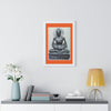 Buddhism - Framed Vertical Poster - Buddha in his Ascetic Practices - Fasting & Concentration - India - Print in USA - Green Forest Home