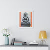 Buddhism - Framed Vertical Poster - Buddha in his Ascetic Practices - Fasting & Concentration - India - Print in USA - Green Forest Home