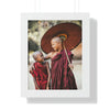 Buddhism - Framed Vertical Poster - Buddhist children novices - Thailand - Print in USA - Green Forest Home