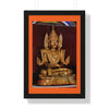 Buddhism - Framed Vertical Poster - TKAM Monastery CA USA - Main Buddha of Pagoda - Blessed by Taungpulu Sayadaw of Burma - Print in USA - Green Forest Home