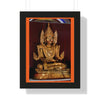 Buddhism - Framed Vertical Poster - TKAM Monastery CA USA - Main Buddha of Pagoda - Blessed by Taungpulu Sayadaw of Burma - Print in USA - Green Forest Home