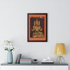 Buddhism - Framed Vertical Poster - TKAM Monastery CA USA - Main Buddha of Pagoda - Blessed by Taungpulu Sayadaw of Burma - Print in USA - Green Forest Home