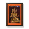 Buddhism - Framed Vertical Poster - TKAM Monastery CA USA - Main Buddha of Pagoda - Blessed by Taungpulu Sayadaw of Burma - Print in USA - Green Forest Home