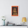 Buddhism - Framed Vertical Poster - TKAM Monastery CA USA - Main Buddha of Pagoda - Blessed by Taungpulu Sayadaw of Burma - Print in USA - Green Forest Home