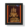 Buddhism - Framed Vertical Poster - TKAM Monastery CA USA - Main Buddha of Pagoda - Blessed by Taungpulu Sayadaw of Burma - Print in USA - Green Forest Home