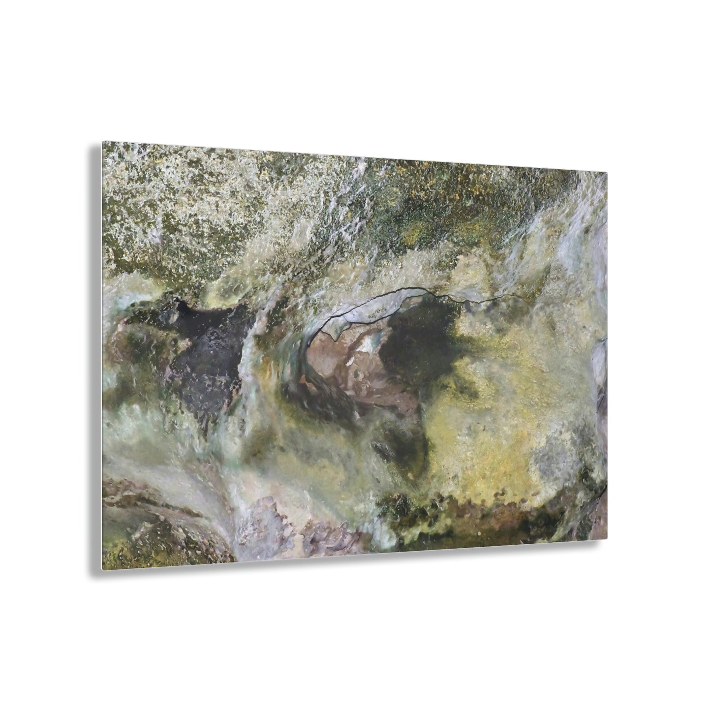 AWESOME Acrylic Prints - Stunning Pristine & Remote Mona island Puerto Rico - Hidden cave - amazing colors due to some sunlight