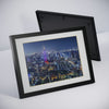 Framed Posters, Black - Tokyo, Japan City Skyline at Tokyo Tower - Made in Australia by Prima Printing