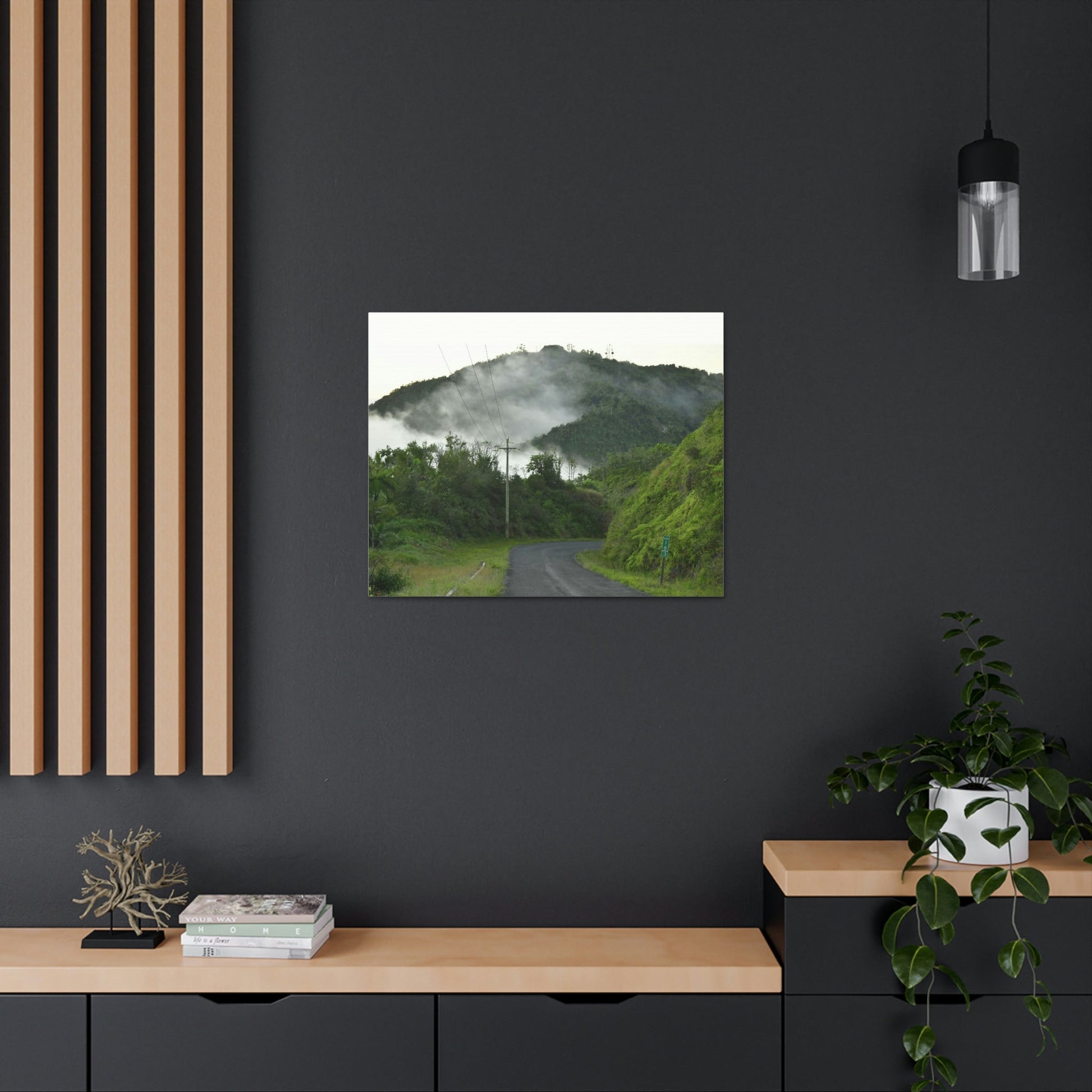 Canvas Gallery Wraps - The mystery land - the TOP of Puerto Rico at 4,000 feet - PR 143 - Cerro Puntas - Green Forest Home