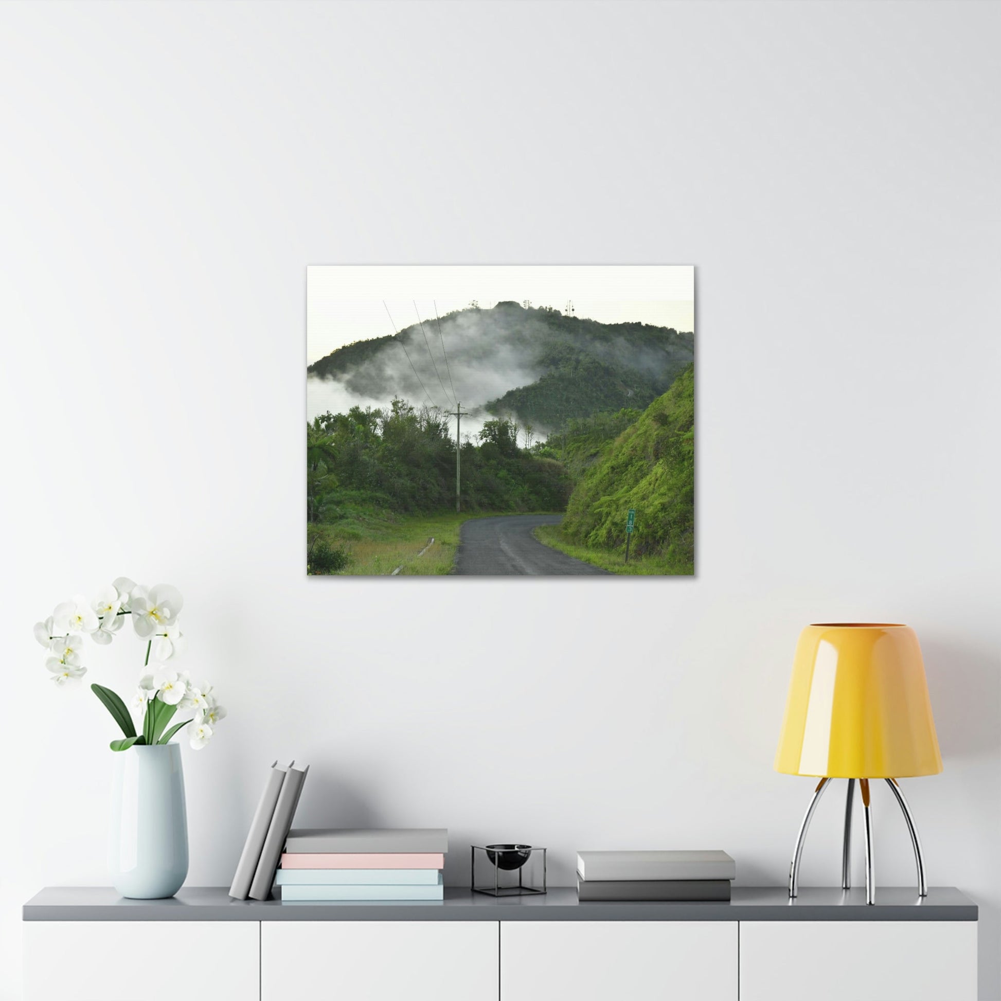 Canvas Gallery Wraps - The mystery land - the TOP of Puerto Rico at 4,000 feet - PR 143 - Cerro Puntas - Green Forest Home