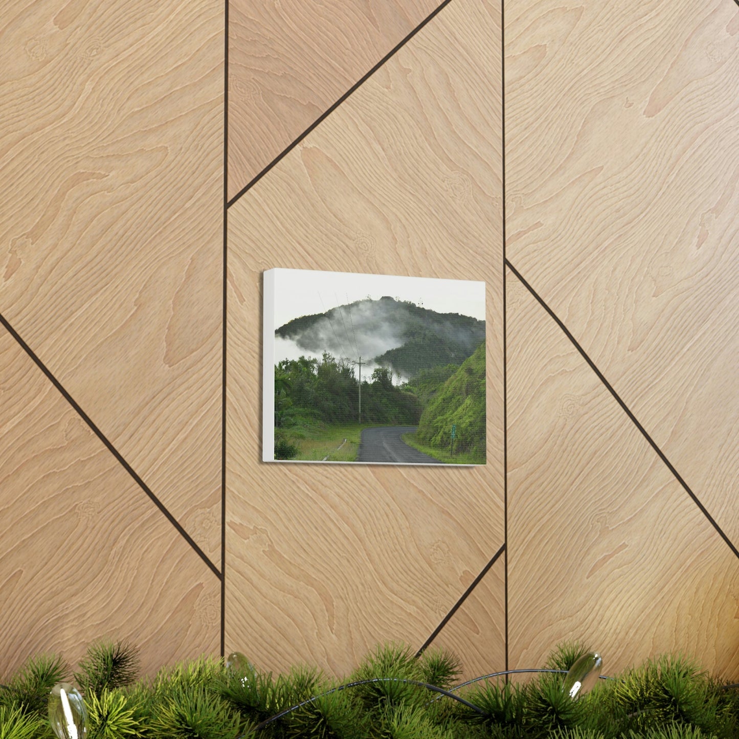 Canvas Gallery Wraps - The mystery land - the TOP of Puerto Rico at 4,000 feet - PR 143 - Cerro Puntas - Green Forest Home